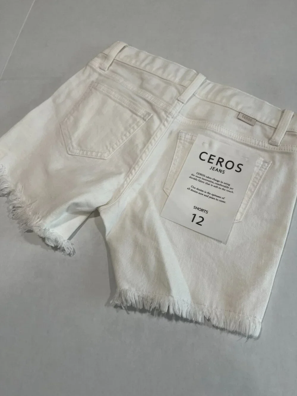 Girl - 12 - NWT Ceros White Jean Shorts
